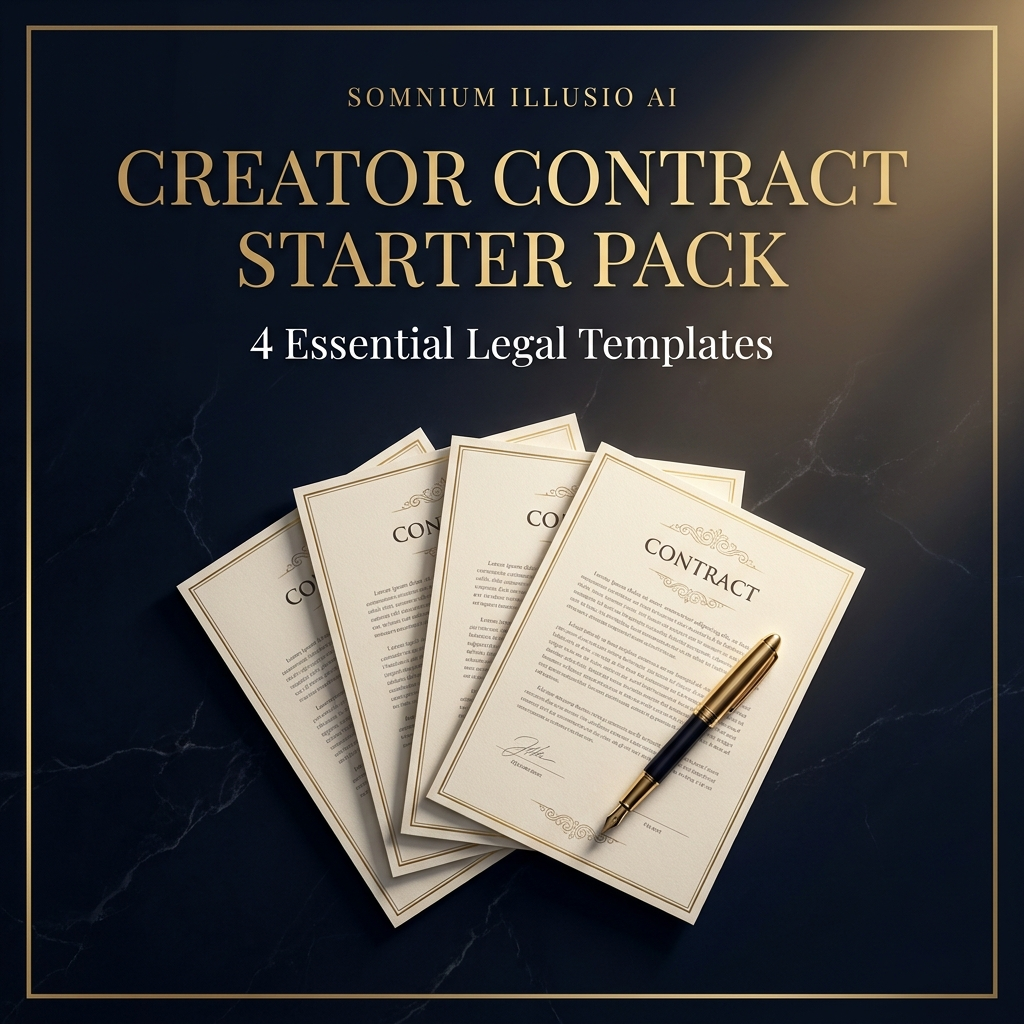 Somnium Illusio AI Creator Contract Starter Pack — 4 Essential Legal Templates