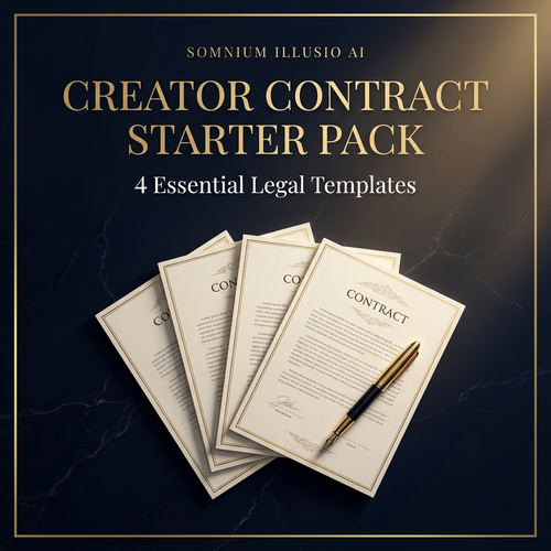 Somnium Illusio AI Creator Contract Starter Pack — 4 Essential Legal Templates
