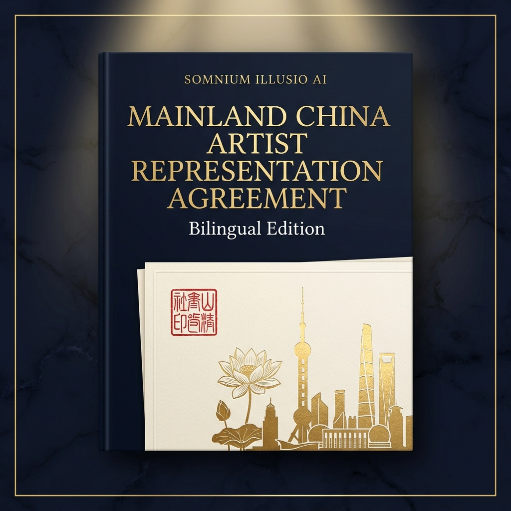 Somnium Illusio AI Mainland China Artist Representation Agreement — Bilingual Edition